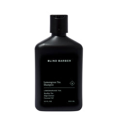 Botella de Blind Barber en primer plano para limpieza diaria.