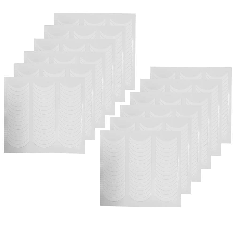 Pegatinas francesas con sonrisa de BlingKingdom para guiar líneas precisas