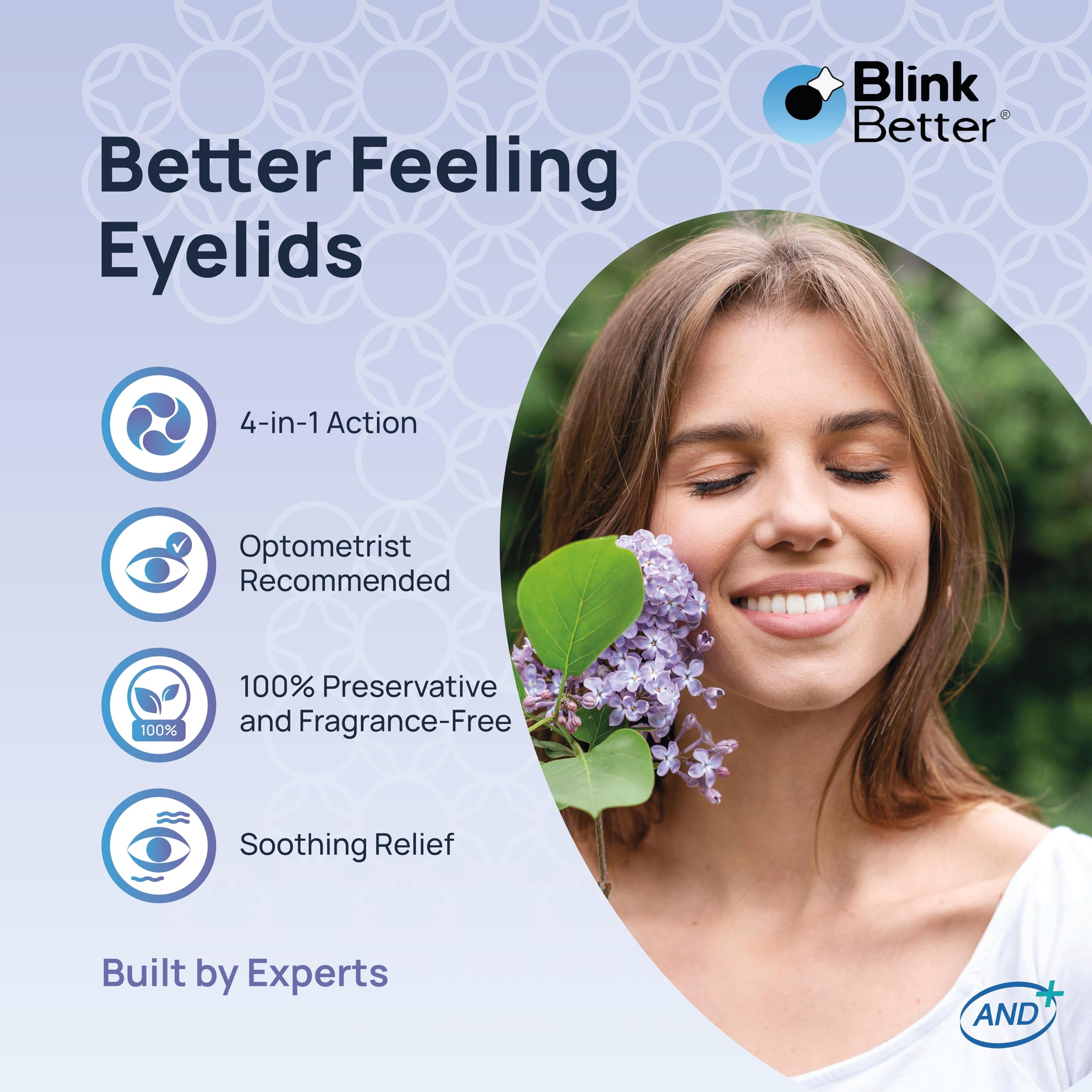 BlinkBetter BetterLids manteca de karité ayuda a hidratar sin pesadez.