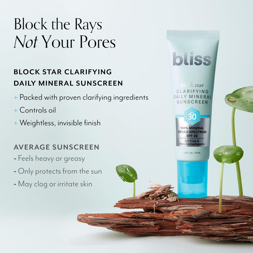 Bliss Block Star se aplica en rostro y cuello para una protección uniforme.