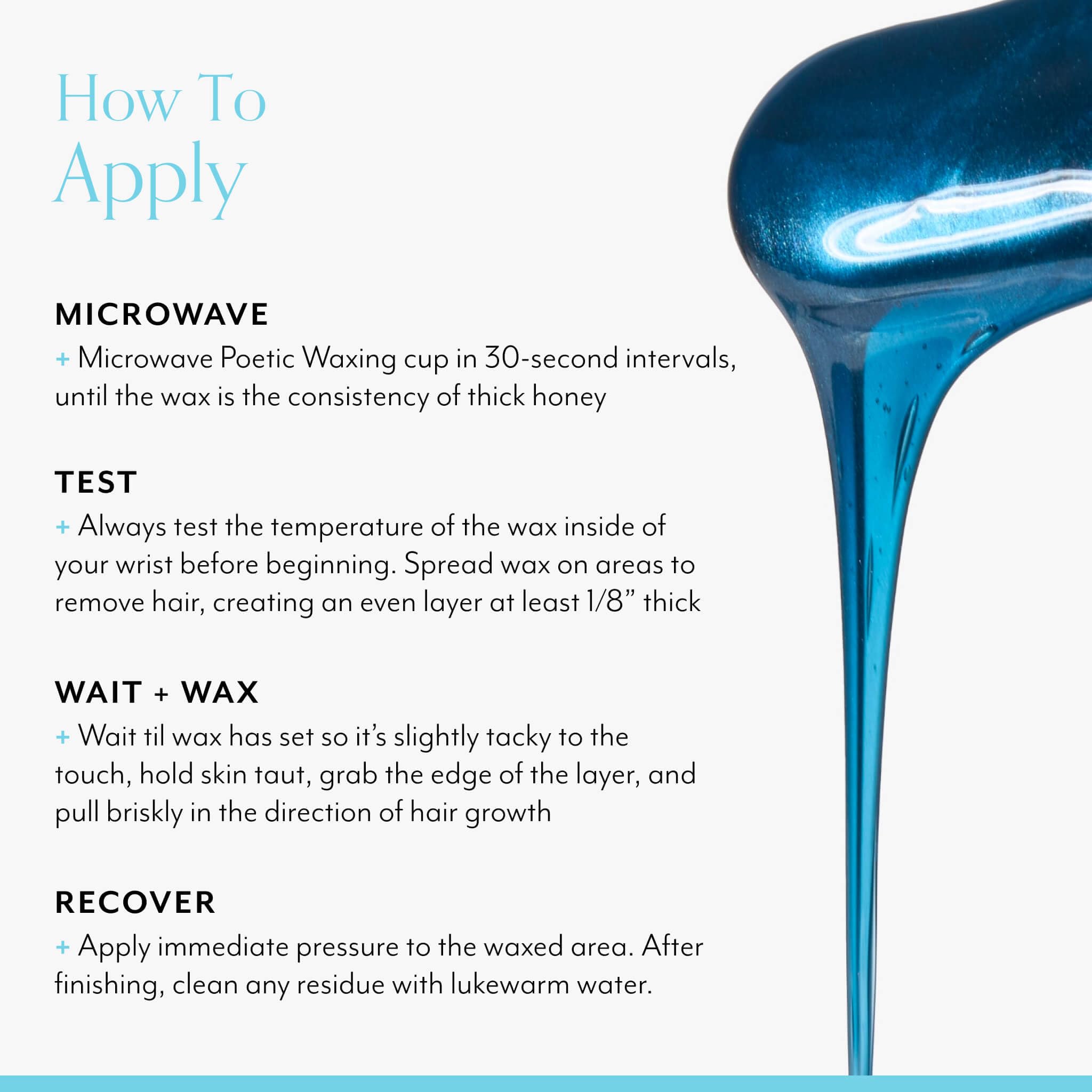Bliss Poetic Waxing Kit: suave para piel sensible gracias a aceites de manzanilla.