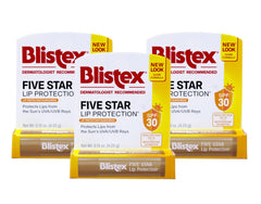 Blistex Cinco Estrellas Proteccion Labios Pack 3: cuidado práctico para labios sensibles.