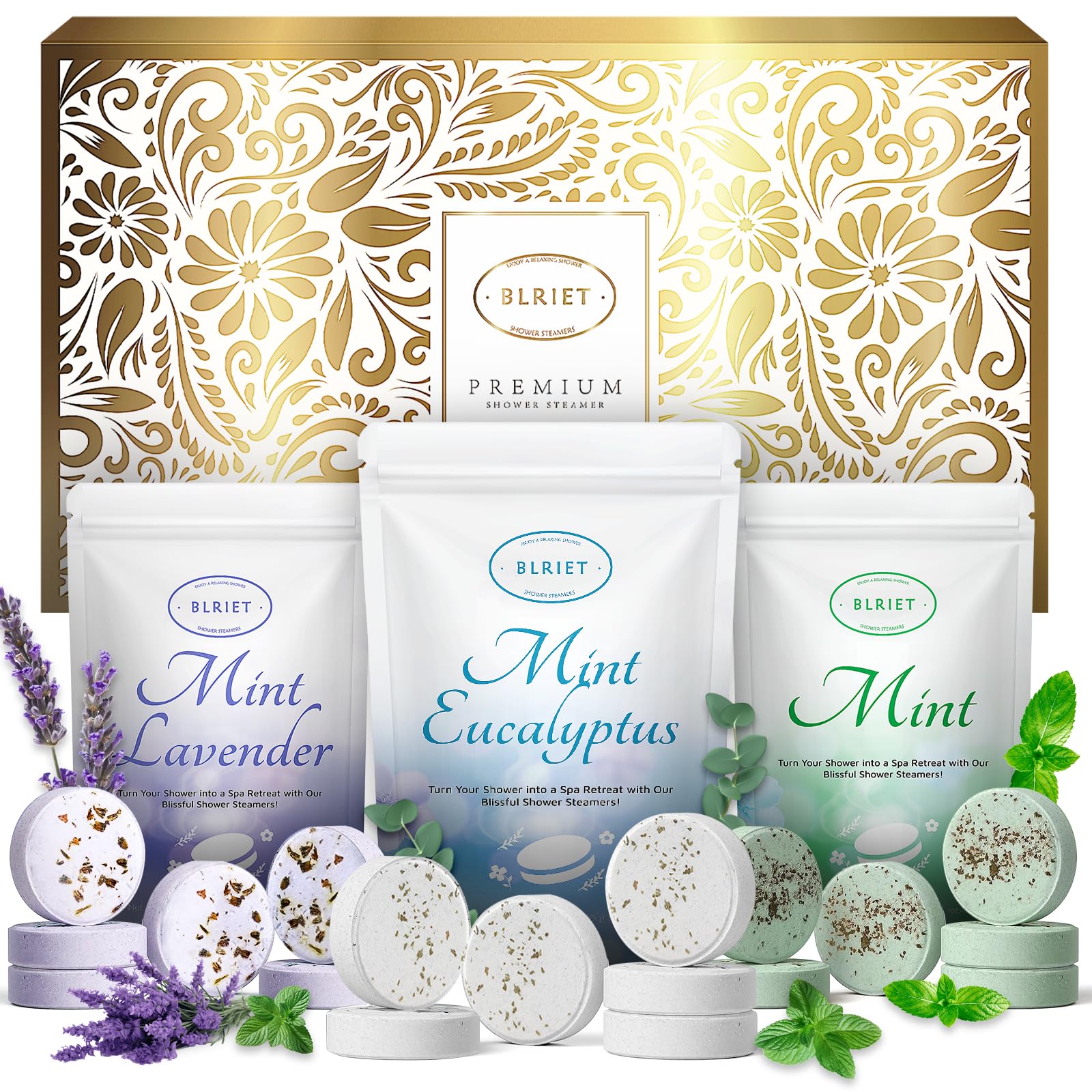 BLRIET ducha-vapor-relajante: experiencia relajante durante la ducha.