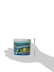 Blue Magic acondicionador con árbol de té, aplicación diaria, cabello nutrido y manejable.