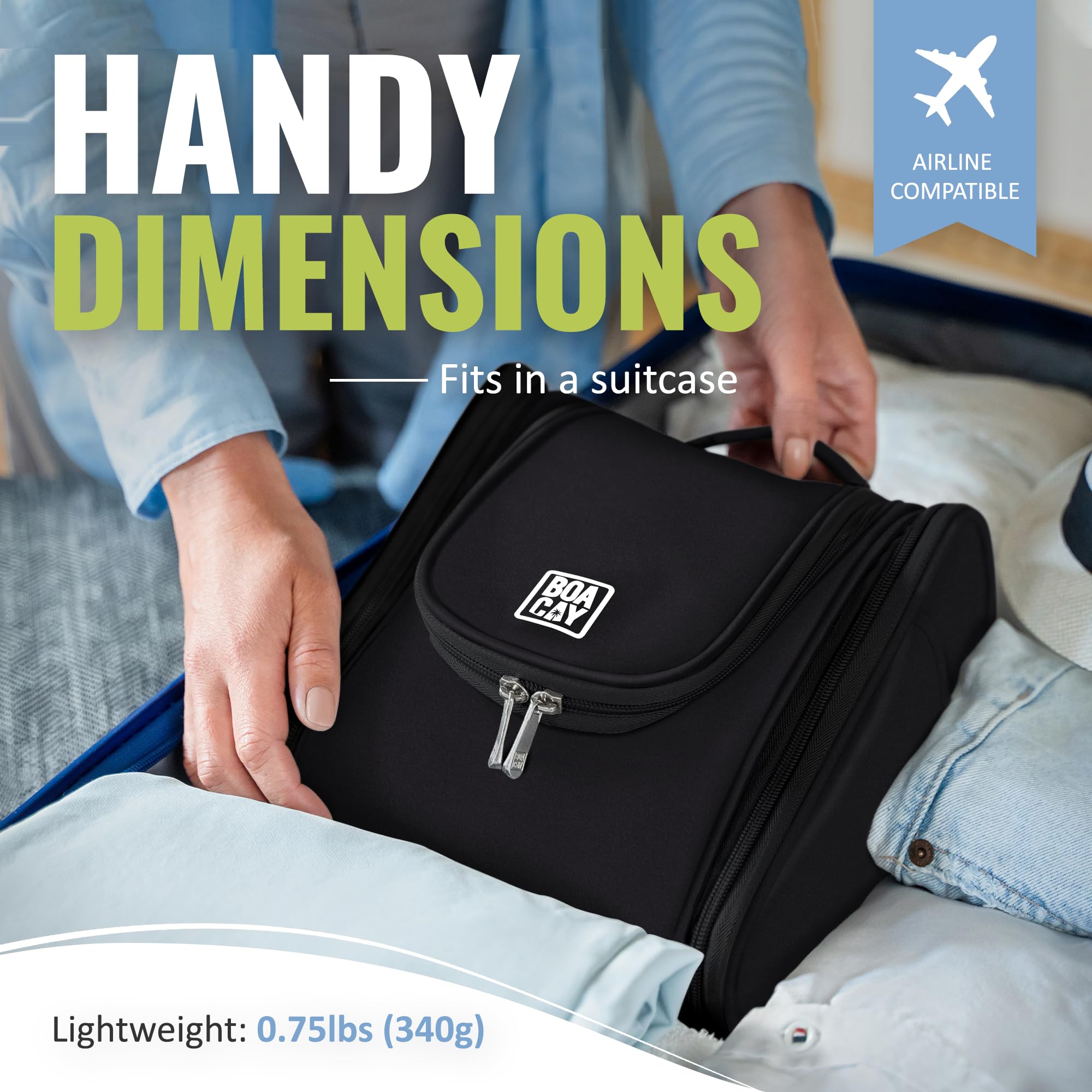 BOACAY regalo ideal para mujeres y hombres, práctico para viajes