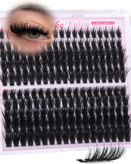 Boahankuke pestanas conjuntos fluffy 60d100d para volumen 3D y acabado suave.