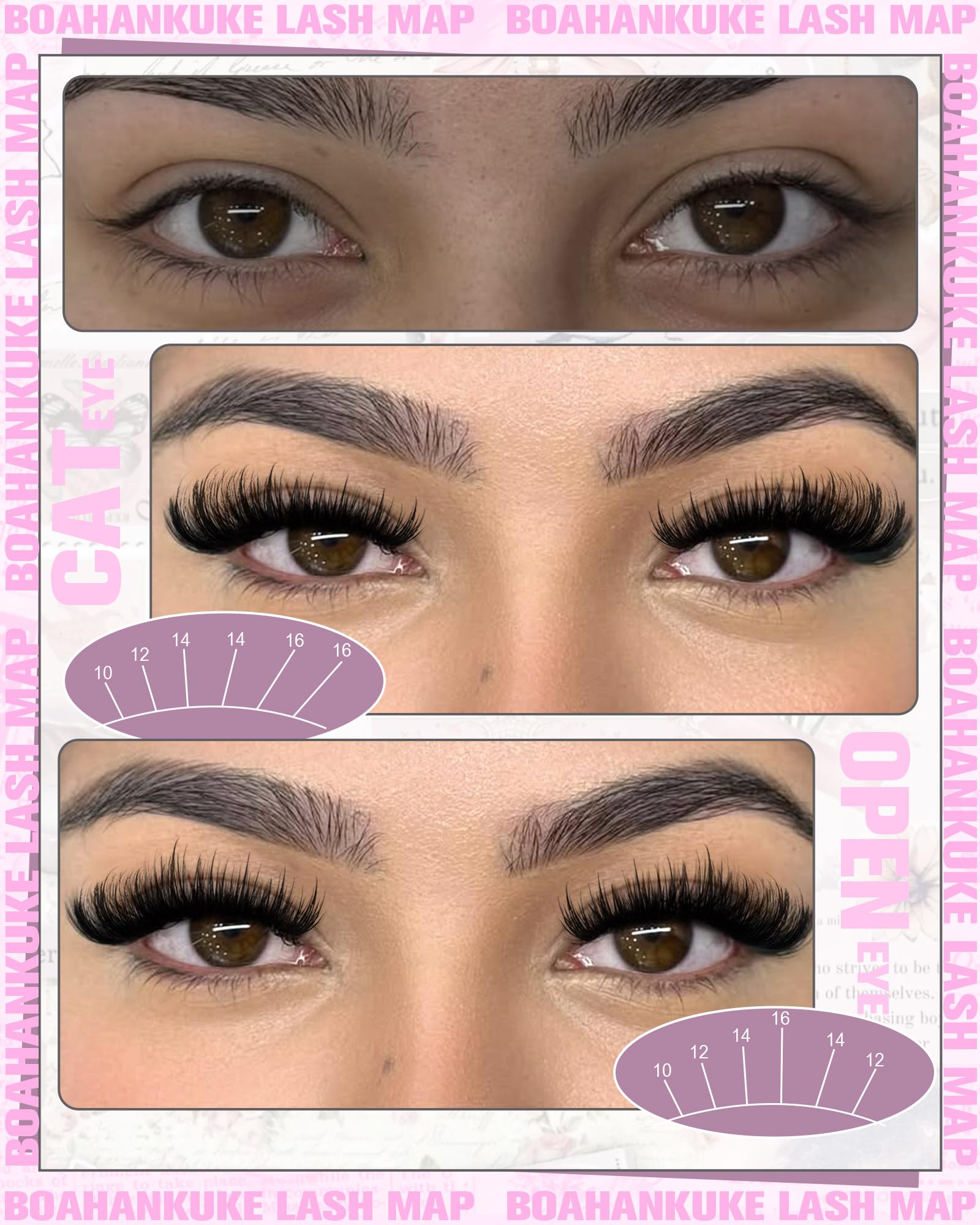 Boahankuke pestanas extension salon en casa con efecto profesional.