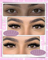 Boahankuke pestanas extension salon en casa con efecto profesional.