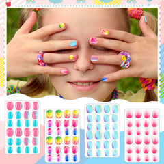 BOARDFEB uñas para fiestas, colores brillantes que destacan en celebraciones infantiles.