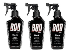 Bod Man aerosol corporal negro: botella de 237 ml, ideal para uso diario.