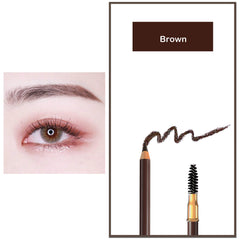 Bodermincer lápiz de cejas marrón oscuro, tono versátil para cabello.