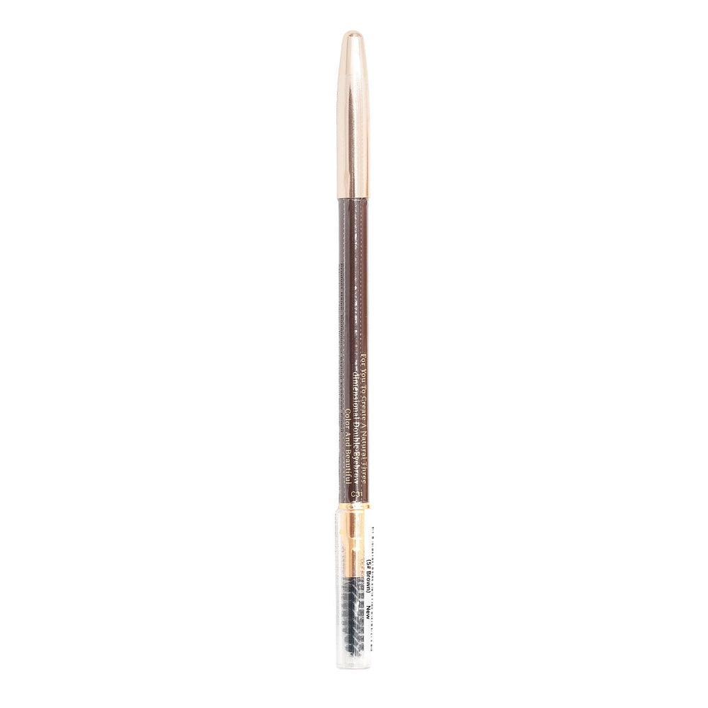 Bodermincer lápiz de cejas marrón, color cálido para piel clara.