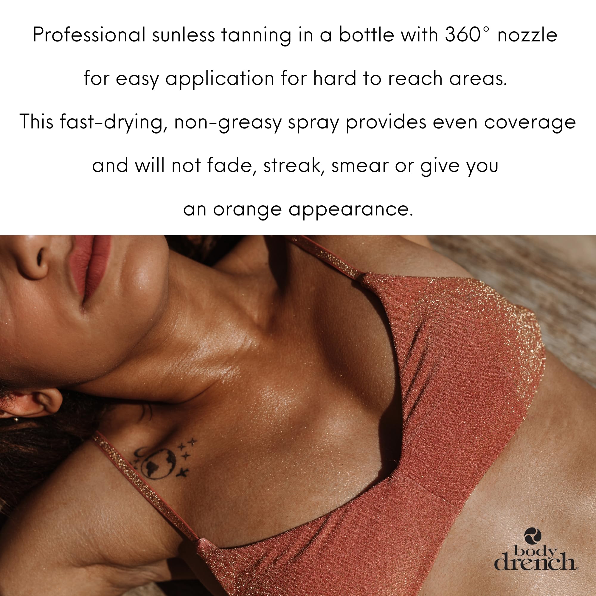 Body Drench bronceado sin sol con acabado natural tras 3-5 horas