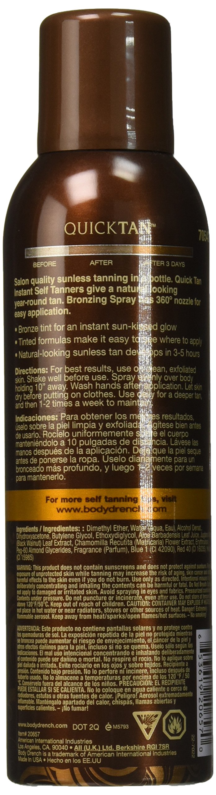 Body Drench Quick Tan, gestes d’application faciles, teint naturel en quelques heures.