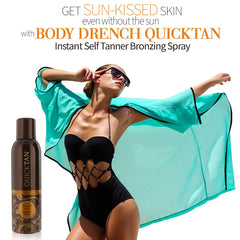 Body Drench QuickTan: bronzage graduel en 3 à 5 heures.