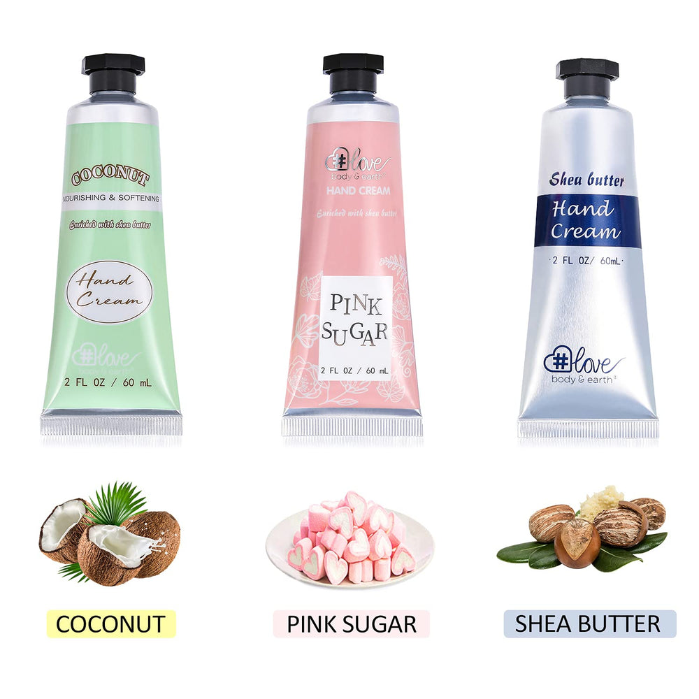 Body & Earth # Love: crema manos manteca de karité, nutrición para manos ásperas.