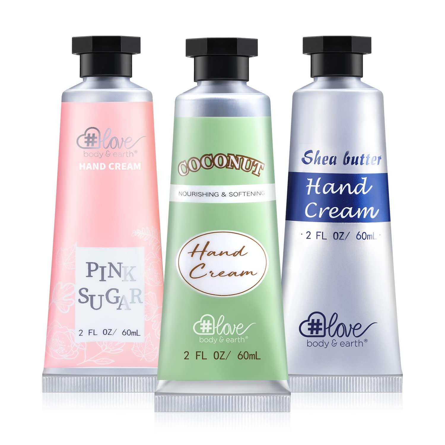 Body & Earth # Love: fragancia coco, refresca manos y deja sensación suave.