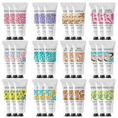 BODY & EARTH # LOVE set de 36 cremas de manos para regalo y viaje