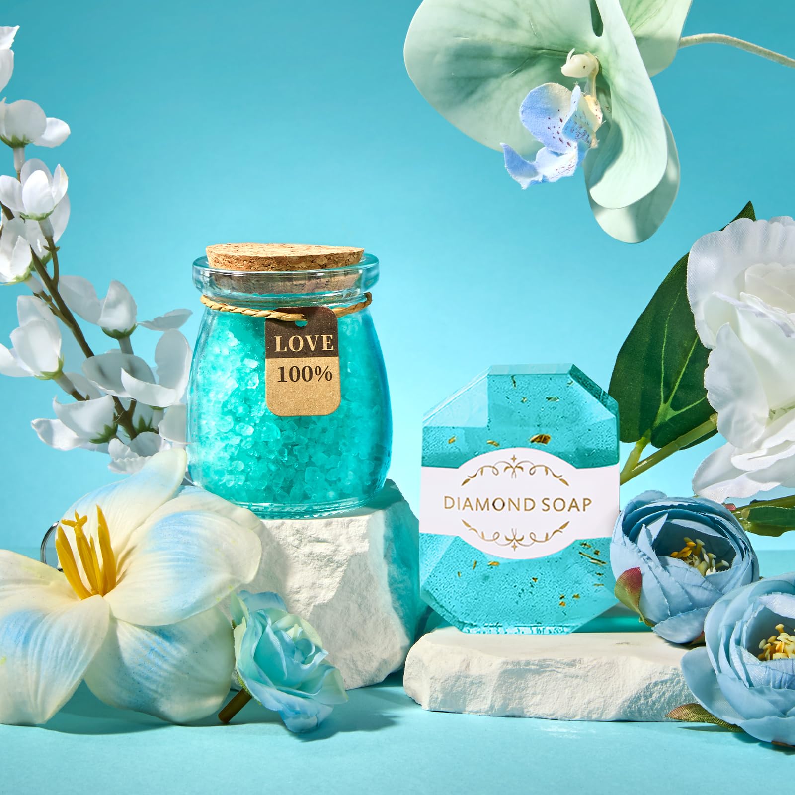 BodyRefresh bomba de baño jazmín, experiencia spa en casa para relajarte.