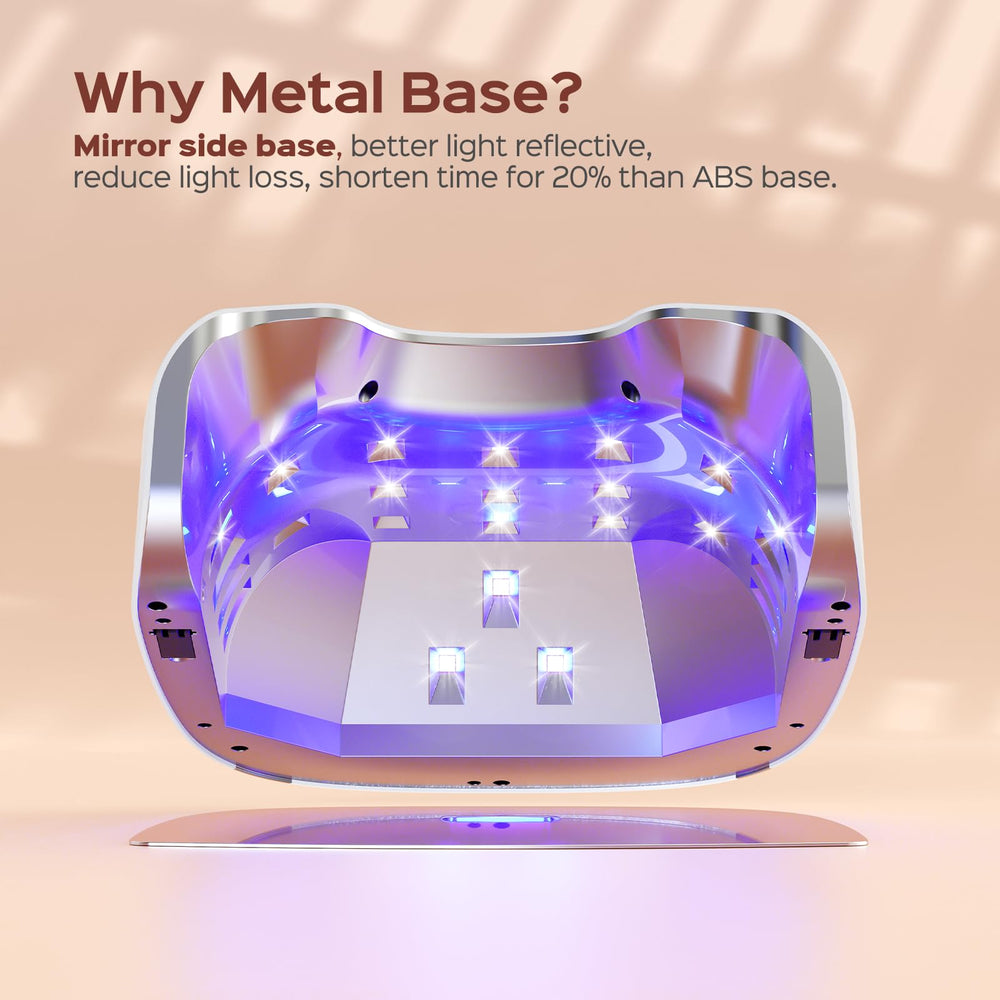 Base desmontable de la lámpara UV para limpieza rápida