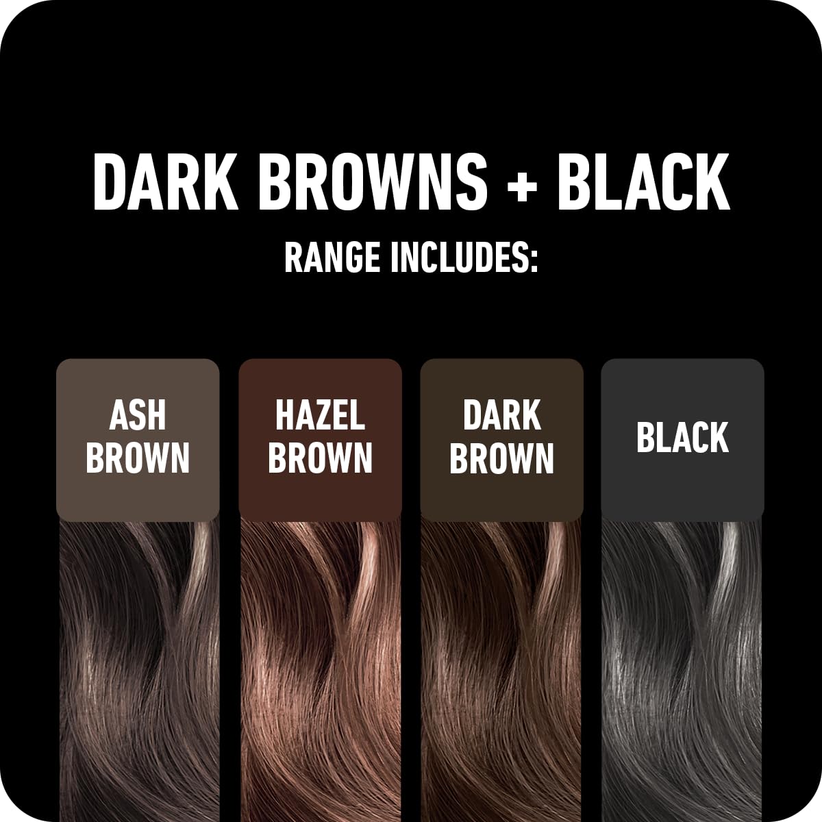 Boldify Hairline Powder shade swatch demonstrates dark brown range for precise matching.