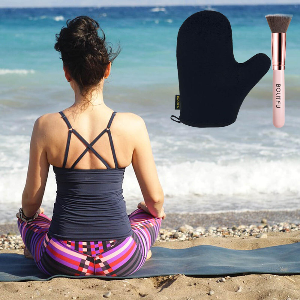 BOLITFU mitón bronceador lavable a máquina