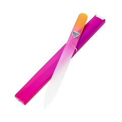 Lima de cristal Bona Fide Beauty con estuche para uñas, ideal para uso doméstico.