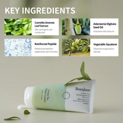 BONAJOUR ingrediente té verde con catequinas para piel saludable.