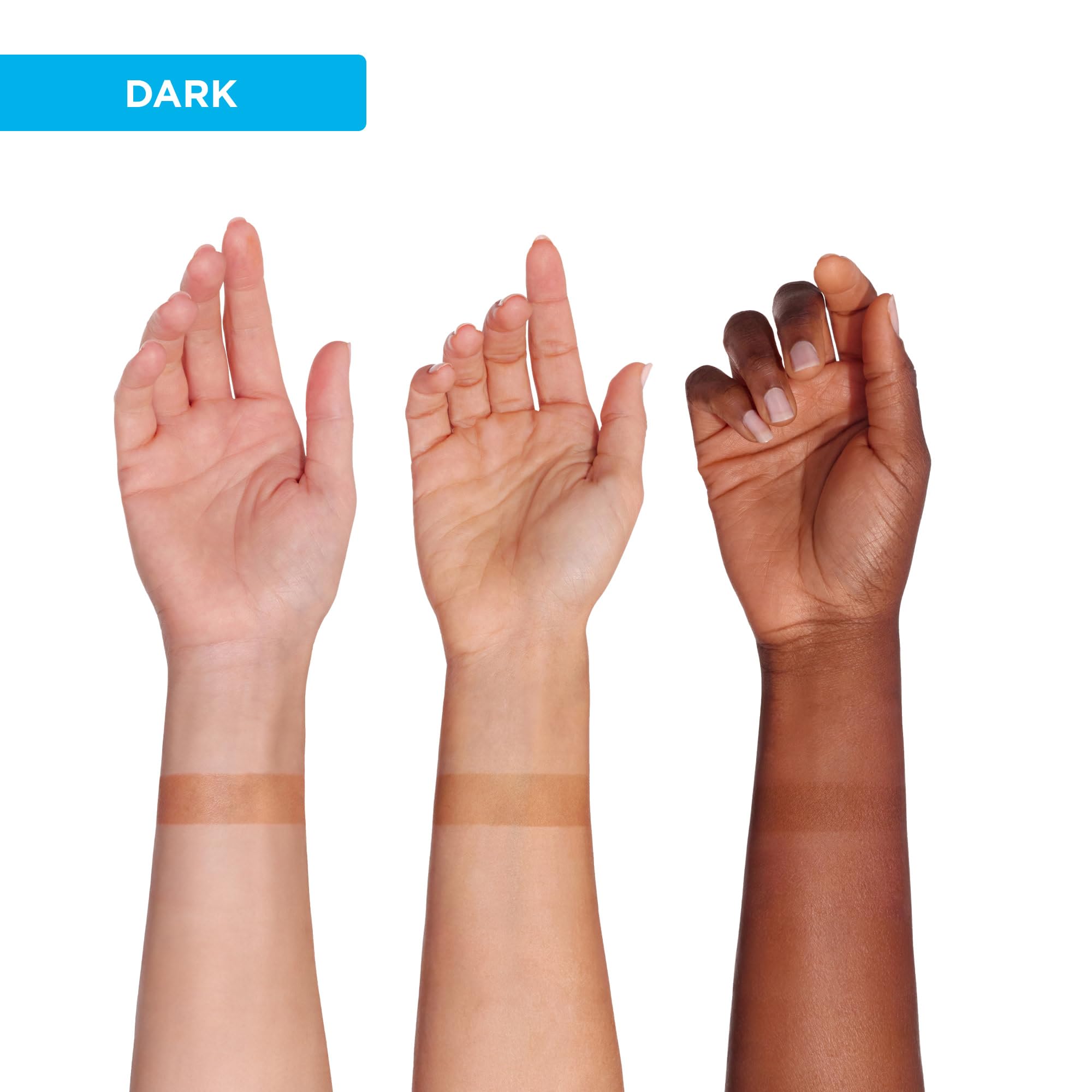 Bondi Sands bronceado uniforme sin manchas para piel tono medio a oscuro.