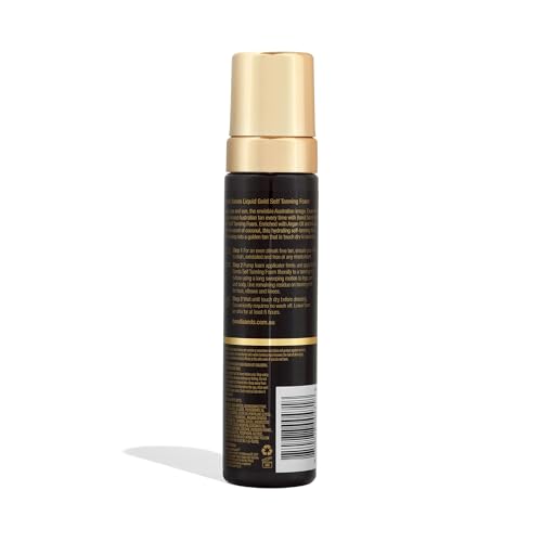 Bondi Sands Liquid Gold, textura de espuma ligera para cobertura suave.