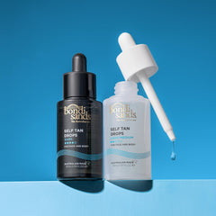 Bondi Sands Self Tan Drops, aplicación facial suave para brillo uniforme.