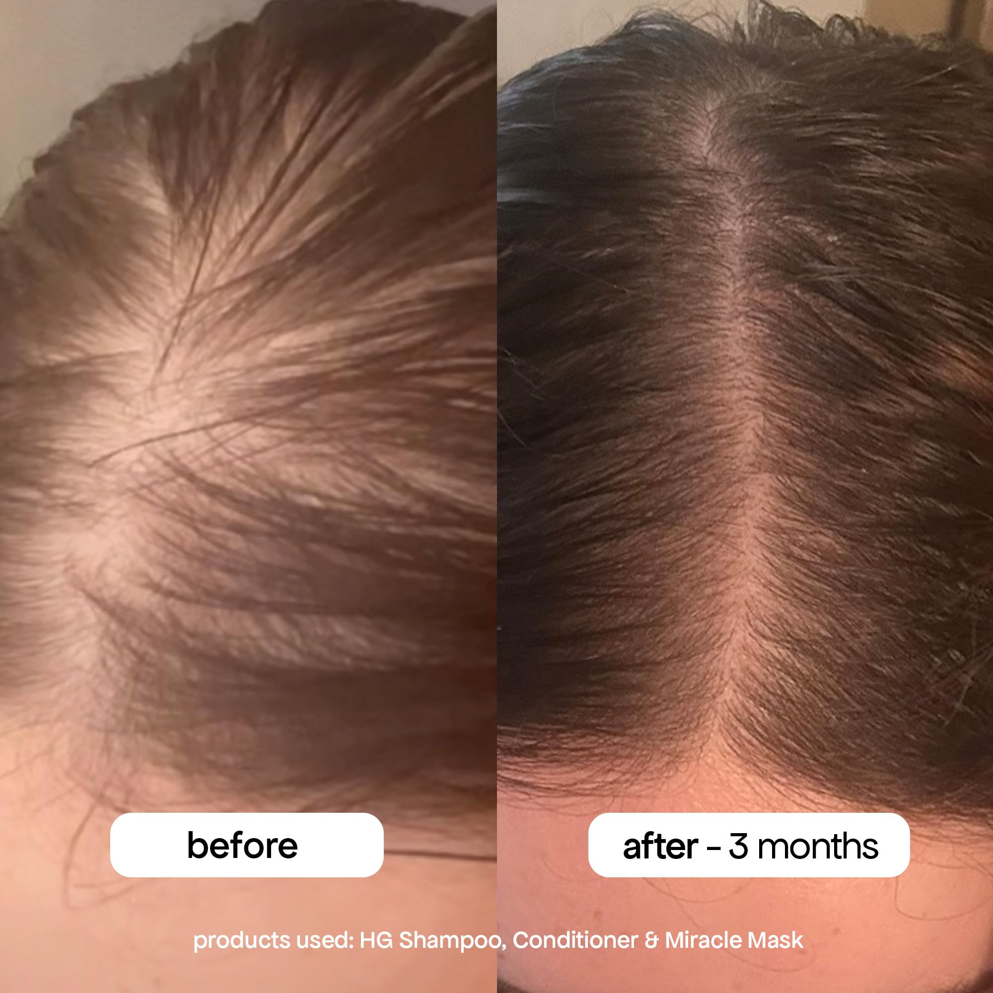 Cabello suave y brillante tras aplicar la mascarilla BONDIBOOST