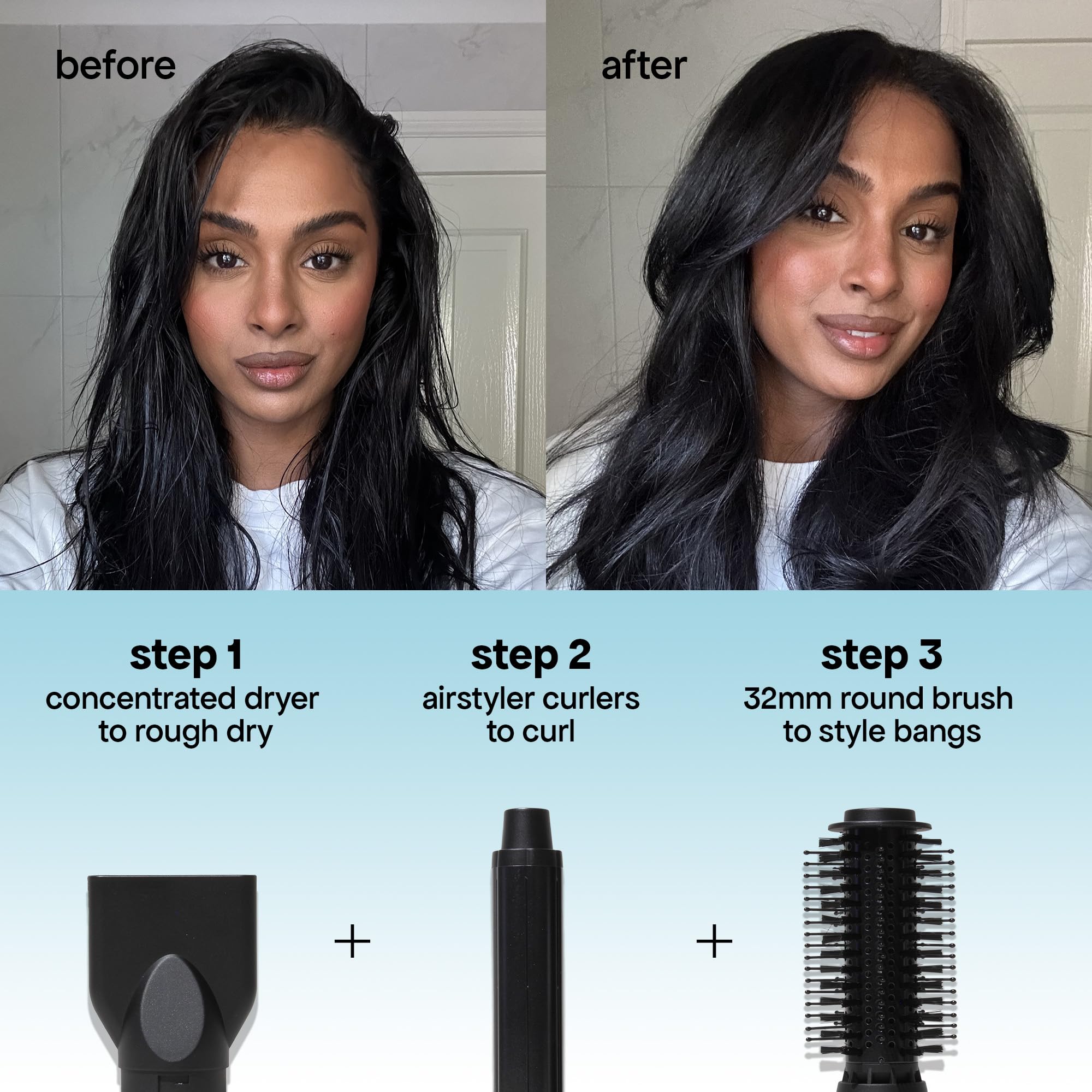 BONDIBOOST versatilidad-6en1: una solución para múltiples looks.