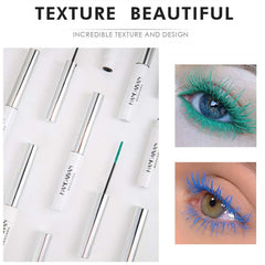 Bonnie Choice máscara azul para pestañas audaces y definidas.