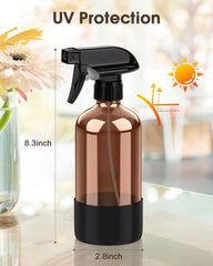 Funda de silicona protege la botella contra caídas y golpes durante el uso.