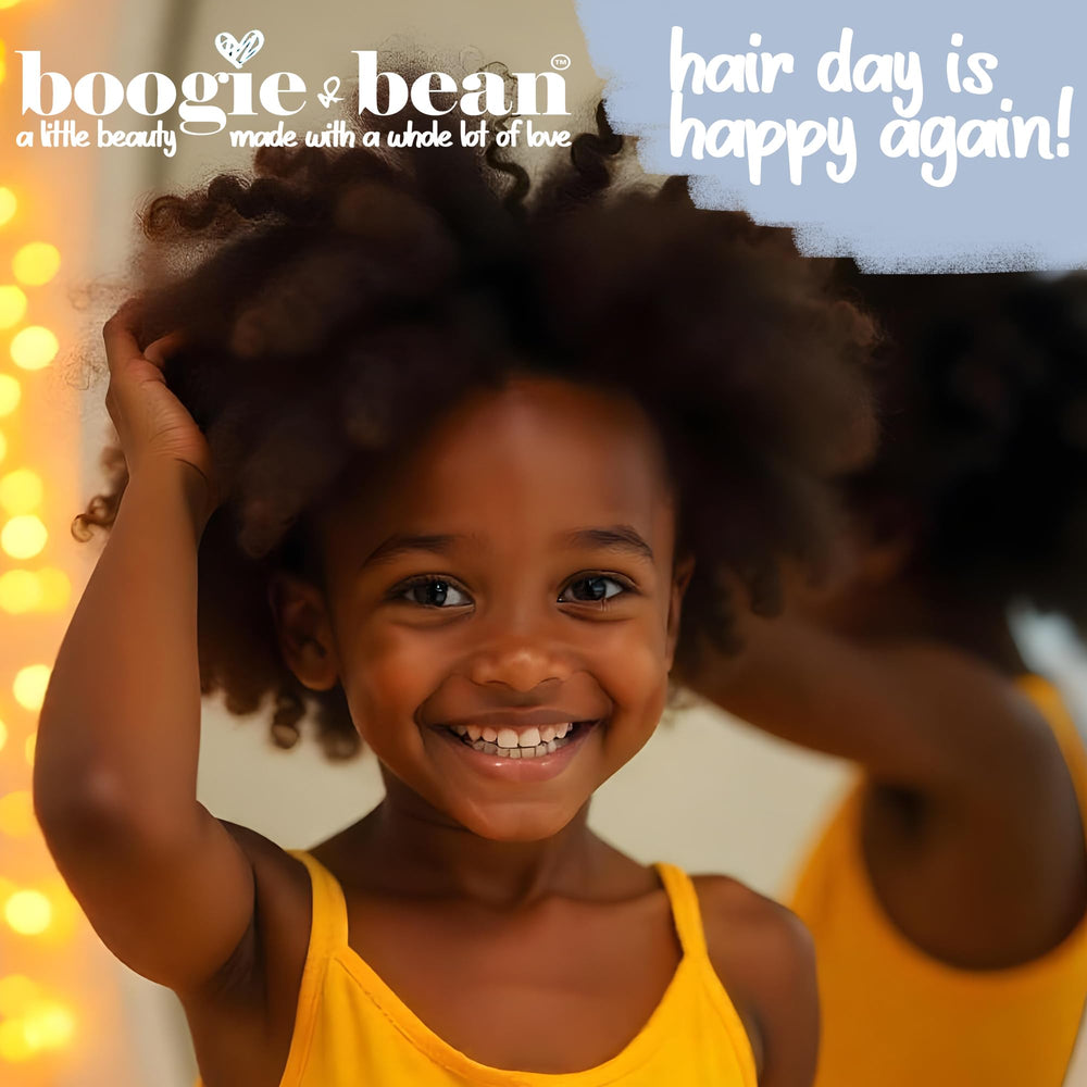 Boogie y Bean botella de aceite para cabello infantil, fácil de aplicar