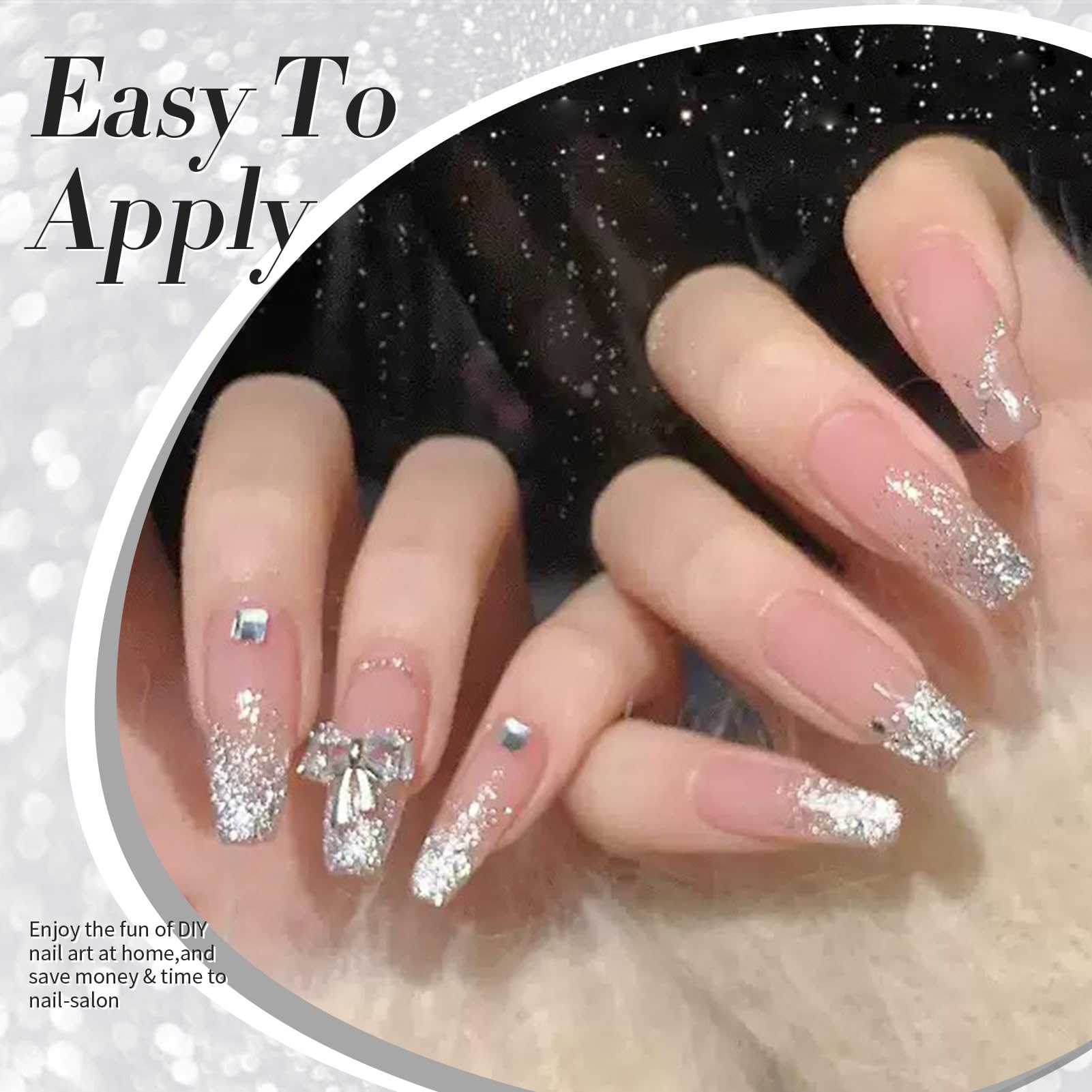 Aplicación fácil de Born Pretty con curado UV/LED y brillo intenso.