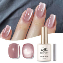Born Pretty, botella de 15 ml con efecto ojo de gato para uñas brillantes