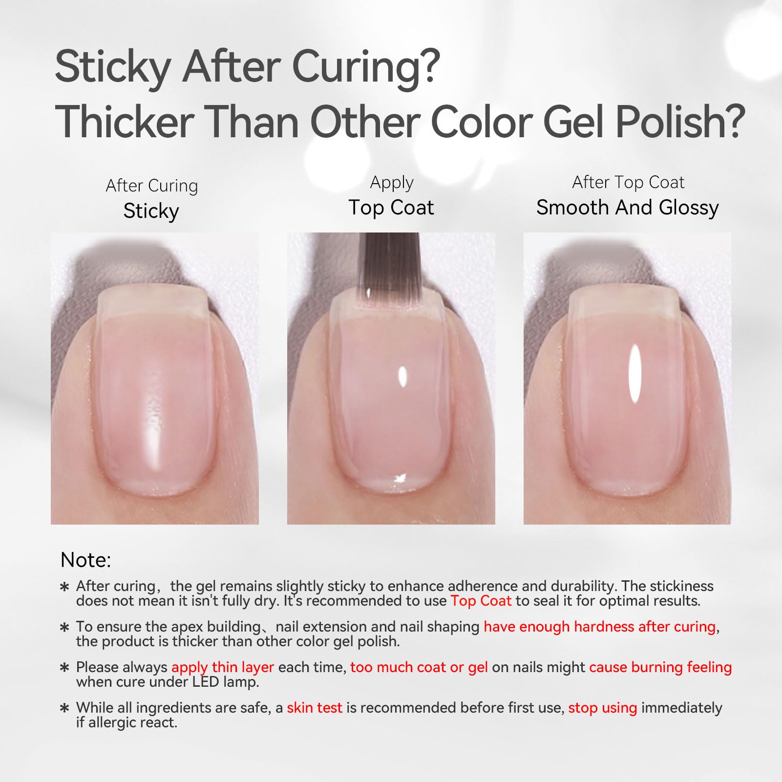 Born Pretty Builder Gel ayuda a rellenar huecos y reforzar uñas.