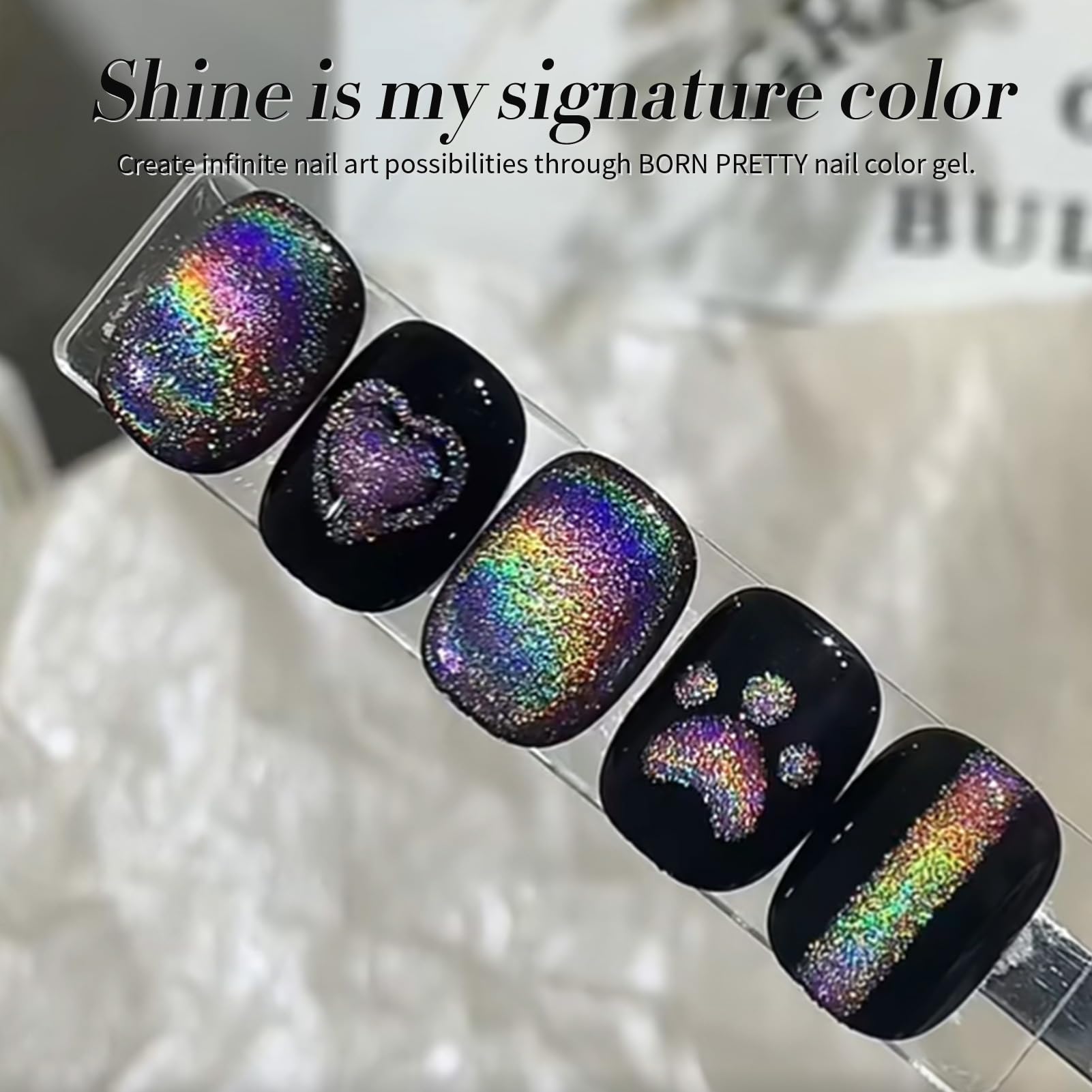 Born Pretty Cat Magnetic Eye Gel presenta efecto ojo de gato para looks únicos bajo luz