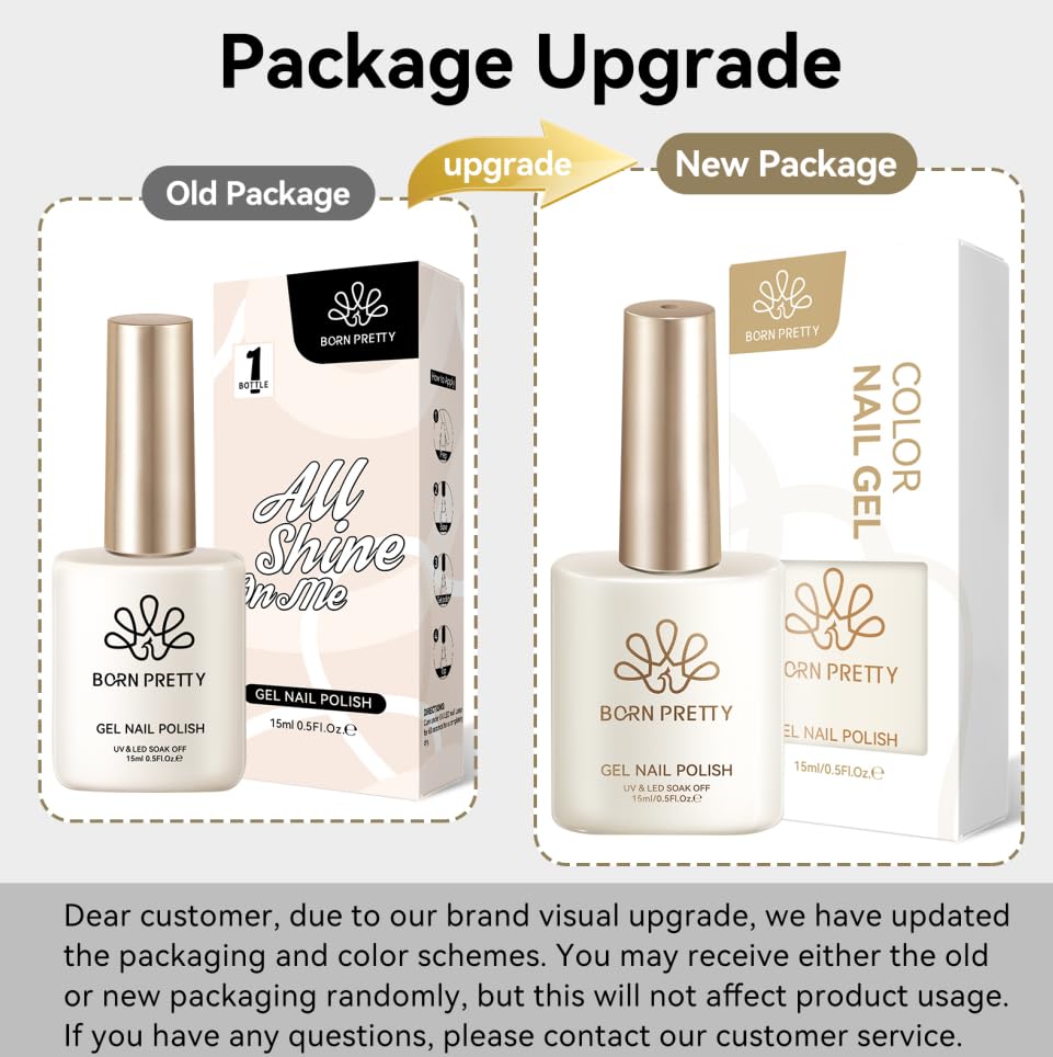 Curado UV-LED rápido, Born Pretty compatible con uñas naturales, falsas o acrílicas.