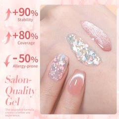 Born Pretty efecto aurora en uñas para brillo único