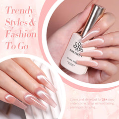 Born Pretty gel cristal transparente para acabado limpio