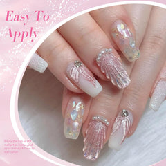 Born Pretty Pearl Gel Uñas: perlado destellos para acabado deslumbrante.