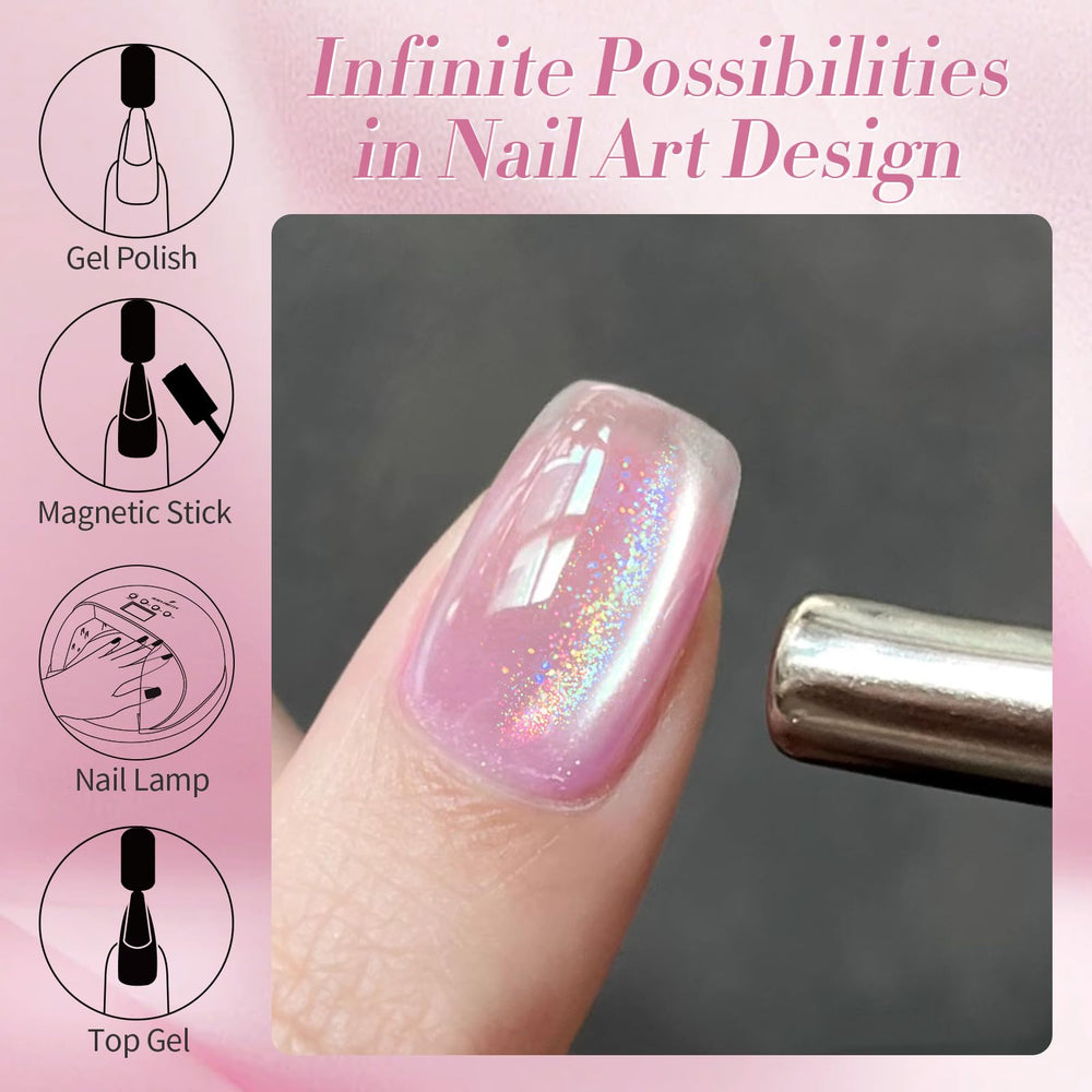 Born Pretty Uñas Gel con aplicacion precisa y uniforme.