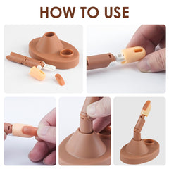 Bornbyme: base de práctica anti-deslizante para mesa limpia.