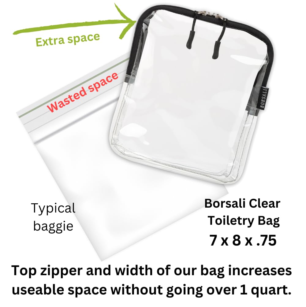Interior claro de la bolsa BORSALI muestra contenido sin buscar.