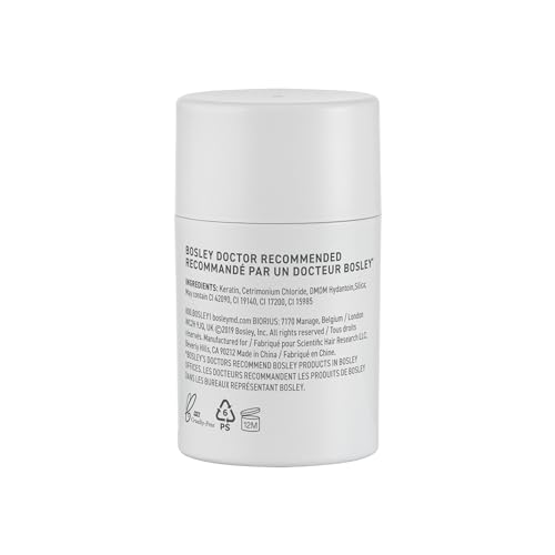 BosleyMD Fibras aplicación rápida para cabello más denso al instante.