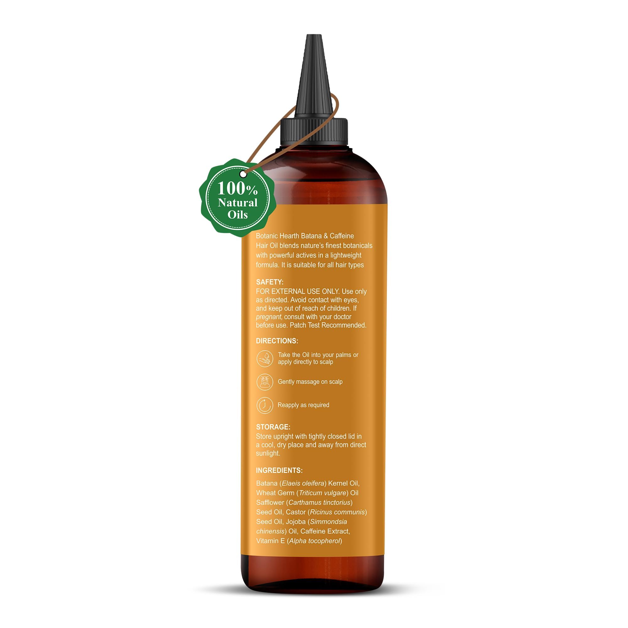 Botanic Hearth aceite capilar, etiqueta libre de crueldad