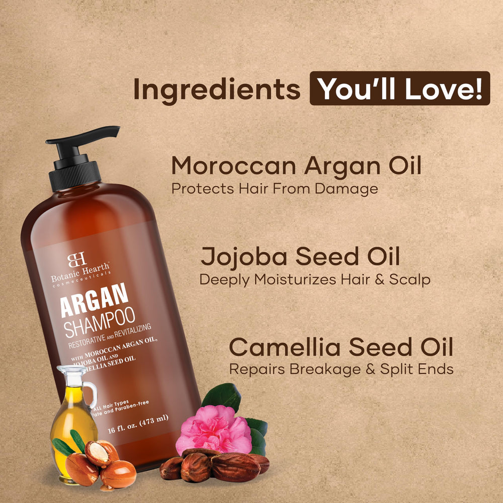 Botanic Hearth Champú Argán: color seguro para cabellos teñidos.